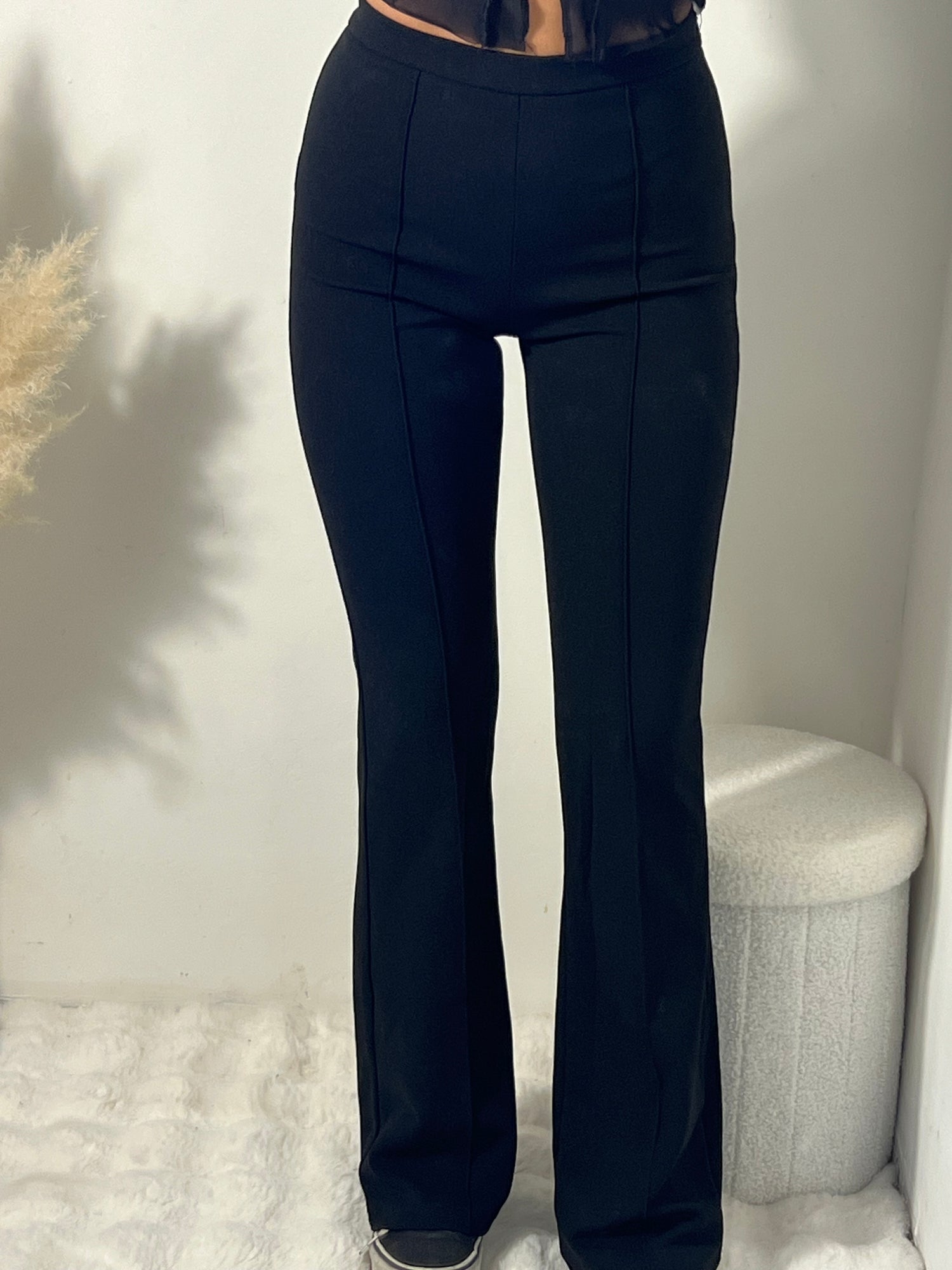 Pantalone a zampa nero