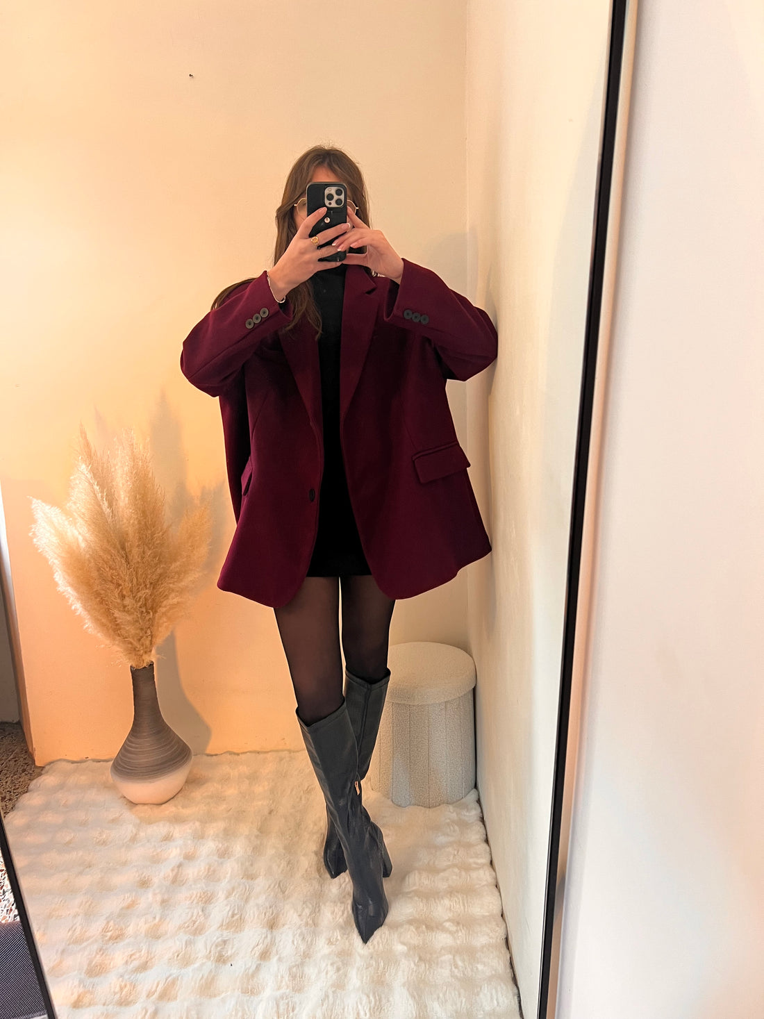 Cappotto Bordeaux